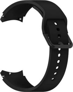 Galaxy Watch 7/6/5/4/fe Serisi (40MM/44MM), Watch 6/4 Classic (47MM/43MM/42MM) ve Galaxy Watch 5 Pro (45MM) Için Konforlu ve Yumuşak 20MM Kavisli Silikon Kordon