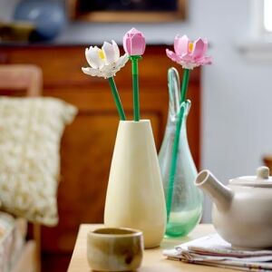Lotus Çiçekleri 40647 – 8 Yaş ve Üzeri Çocuklar Için 2 Tam Açmış Lotus Çiçeği ve 1 Tomurcuk Içeren Yaratıcı Oyuncak Yapım Seti, Çocuklar Için Dekoratif Çiçek Hediye Fikri (220 Parça)