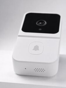 Beyaz Akıllı Güvenlik Kapı Zili | Telefon Kontrollü Wi-Fi Görüntülü Kapı Zili