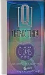 Q Kondom Think Thin 6'lı Extra Ince 0,045 mm