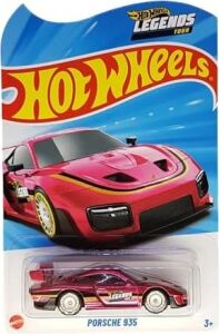 Porsche 935 JCB37 Legends Tour Short Card Spectraflame Pink Protector Case  Mattel 2025 1:64