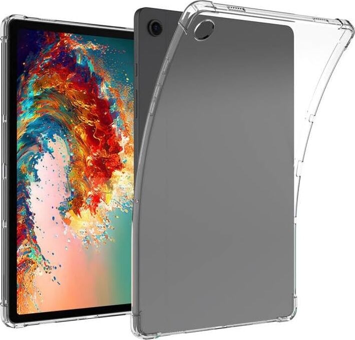 Galaxy Ile Uyumlu Tab A9 Kılıf Tablet Nitro Anti Shock Silikon Kapak, Renksiz