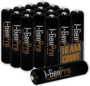 I-Gen Pro P134 16 Adet Aaa 1100 Mah Şarj Edilebilir Ince Kalem Pil 1.2V Ni-Mh Şarjlı Pil