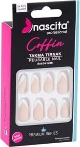 24'lü Coffin Renkli Takma Tırnak - 144