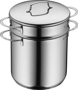 Indüksiyon Tabanlı Çelik Makarna Tenceresi 18 cm