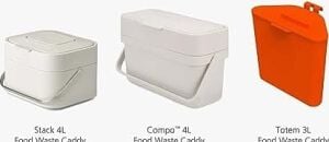 Intelligentwaste Organik Çöp Torbası, 50 Adet, 4 Litre, Şeffaf