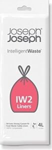 Intelligentwaste Organik Çöp Torbası, 50 Adet, 4 Litre, Şeffaf