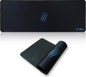 Soft 90X40CM Mikrofiber Yüzey - Kaydırmaz Kauçuk Zemin - 3mm Kalınlık - 360 Derece Dikiş - Kolay Temizlenebilir Xxl Mousepad