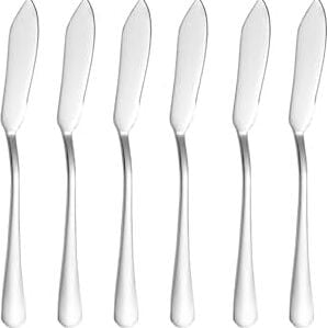 1010 Çelik 6 Adet Silver Renk Sofra Balık Kesme Bıçağı CIN742BY-6