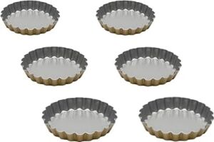 Guardini Anto Mini 6'lı Tart Kalıbı Silver Gold 12 Santimetre