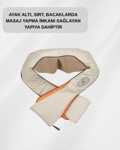 Ovmalı Isıtmalı Elektrikli Masaj Aleti – Boyun, Sırt, Bel, Omuz ve Bacak Için Profesyonel Masaj Aleti