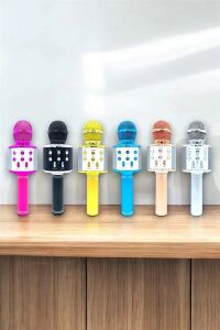 Taşınabilir Bluetooth Karaoke Mikrofon: Hafıza Kart Girişli, Etkileyici Performans