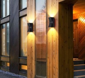 Rodos 7 Watt Modern Duvar LED Aplik 3200K Gün Işığı Çift Yönlü Iç ve Dış Mekan Aplik IP44