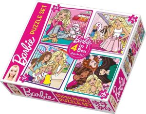 1888 Dıytoy Süper Renkli 4ü1 Arada Puzzle Set - Bebek / 24+35+54+70 Parça Puzzle