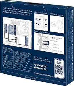 Arctıc F12, 120MM 4pin Pwm, 1350 Rpm, Siyah Kanat Siyah Çerçeve Kasa Fanı (AR-ACFAN00203A)