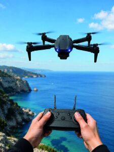 App Kontrollü Mini Drone 4K Hd Kamera, 360° Takla ve Katlanabilir Tasarım