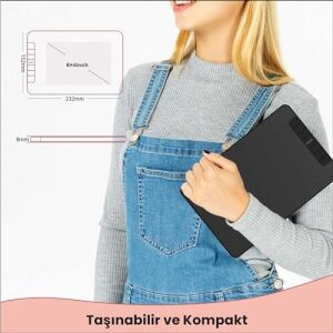Veikk VK640 6x4'' 6 Kısayol Tuşlu Grafik Tablet+Kalem
