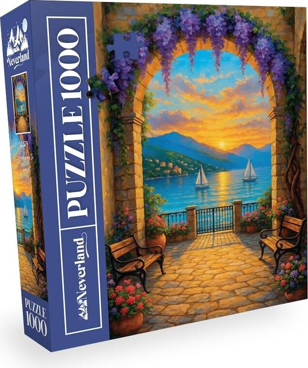 1000 Parça - Archway To Sunset (Günbatımına Kemerli Geçit)