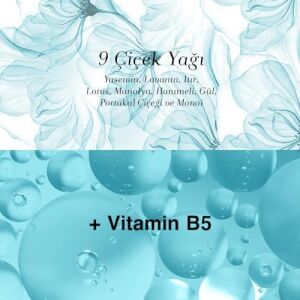 Besleyici Yağlar Sıvı Saç Kremi 200 ml – 9 Çiçek Yağı, Vitamin B5 ve Biocomplex B11 ile Kuru ve Yıpranmış Saçlar Için Yoğun Bakım