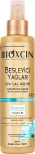 Besleyici Yağlar Sıvı Saç Kremi 200 ml – 9 Çiçek Yağı, Vitamin B5 ve Biocomplex B11 ile Kuru ve Yıpranmış Saçlar Için Yoğun Bakım