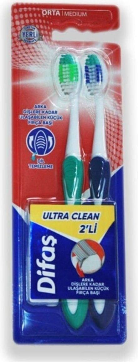 Ultra Clean Ikili Diş Fırçası