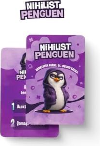 Nihilist Penguen, Eğlenceli Parti Kart Oyunu, 3-8 Oyuncu, 15-20 Dakika