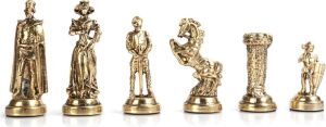 Gifthome Orta Boy Metal Ingiliz Satranç Taşı Parlak