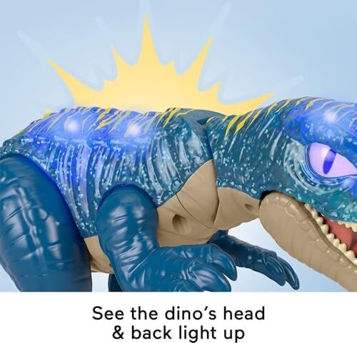 Imaginext World Dinozor Oyuncağı, Hırıldayan Işıklı Baryonyx, Işık, Ses ve Isırma Fonksiyonlu, 3 Yaşından Büyük Çocuklar Için, JCT48