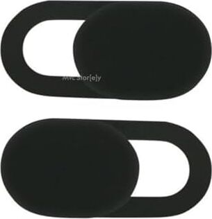 Kamera Kapatıcı 3 Lü Set Laptop Telefon Tablet Uyumlu Siyah Ultra Ince Kaydırmalı Webcam Gizlilik Kapağı Siyah