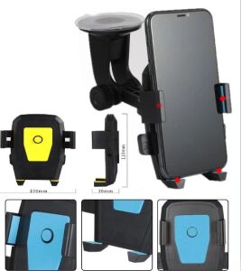 Araç Içi Cam ve Torpido Vantuzlu Telefon Tutucu CM-234
