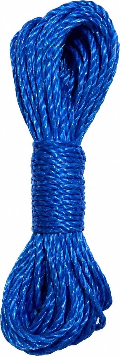 20 Metre Mavi Naylon Ip 3 Mm, Çok Amaçlı Dayanıklı Çamaşır Ipi, Kamp Bahçe Balkon Hamak ve Taşıma Sabitleme Ipi, Dayanıklı Çamaşır Ipi Kalın, Asma Ipi Güçlü Halat Ip, Sağlam Ip, Kaliteli