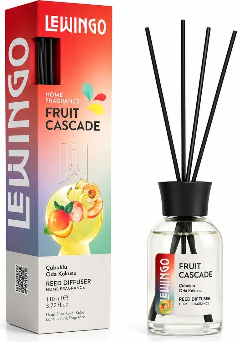 Fruit Cascade Bambu Çubuklu Oda Kokusu - 110 ml - Cam Şişe
