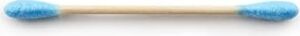 The Humble Co. - Humble Brush Swabs - Blue, Bambu Kulak Çubuğu Mavi, Çevre Dostu Pamuklu Kulak Çubukları, Plastik Içermeyen Ambalaj, Doğal Renkli Pamuktan Kulak Çubukları