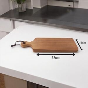 Akasya Kesme ve Sunum Tahtası Antibakteriel Yıkanabilir Doğrama Tahtası Dikdörtgen 32X11CM | Yıkanabilir Akasya Peynir Sunum Tahtası