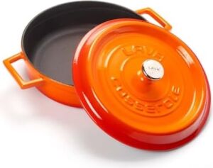 Döküm Çok Amaçlı Yayvan Tencere 24 cm Turuncu - Lv Y St 24 K2
