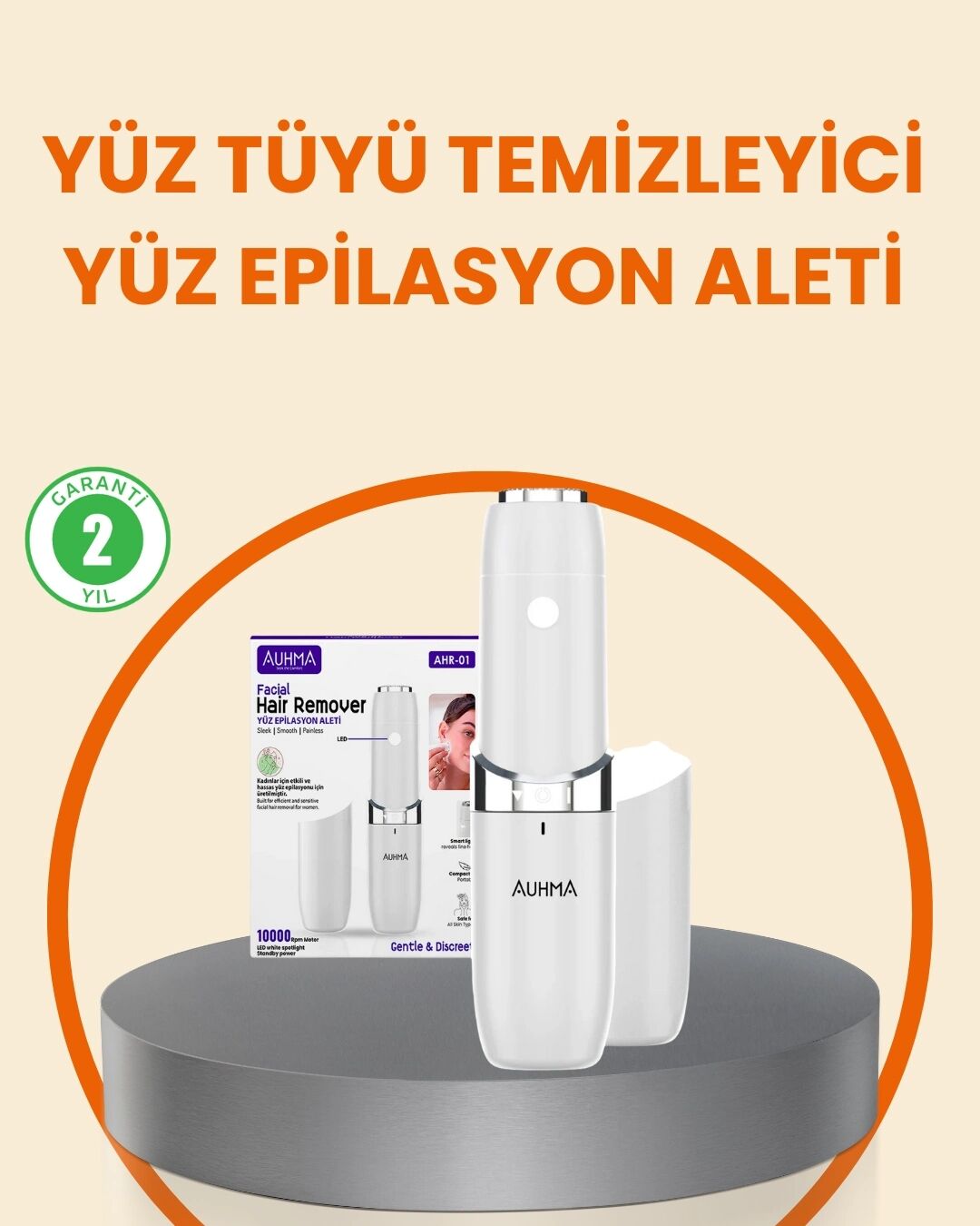 Ağrısız Yüz Tüy Temizleme Aleti Kompakt ve Sessiz Tasarım