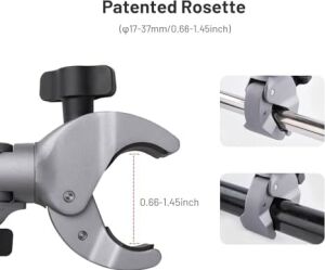 Pgytech Caplock Süper Kelepçe Motosiklet Alüminyum Alaşımlı Fırça Tutucu INSTA360 X5 Için, Gopro Hero Için 1/4 Inç Vidalı Yengeç Pense, Djı Osmo 360/CEP/AKSIYON ve Diğer Aksesuarlar Için