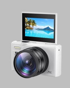 5k Dijital Kamera Otofokus Wifi Aktarım ve 18X Dijital Zoom