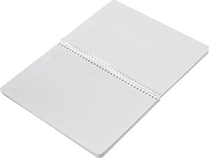 A4 Pet Spiralli Karton Kapaklı Defter 144 Yaprak - Çizgili - Sarı