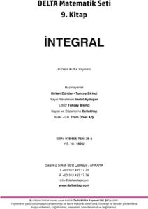 Matematik Seti 9.kitap - Integral