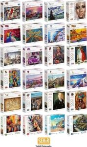 Roma Manzaralı 1000 Parça 2,2mm Kalınlık 48X68CM Profesyonel Hobi Puzzle Yapboz Serisi
