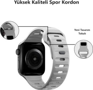 Watch 45MM 44MM 42MM 49MM Uyumlu Kordon Hora Renkli Kopma Karşıtı Kordon Spor Rahatsız Etmeyen Apple Watch Ultra 2/1 9 8 Se 7 6 5 4 3 2 1 Uyumlu Kordon