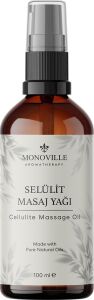 Selülit Masaj Yağı 100 ml Cam ŞIŞEDE%100 Doğal (Cellulite Massage Oil)