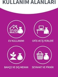 Natura Büzgülü Çöp Torbası Büyük Boy 10’lu