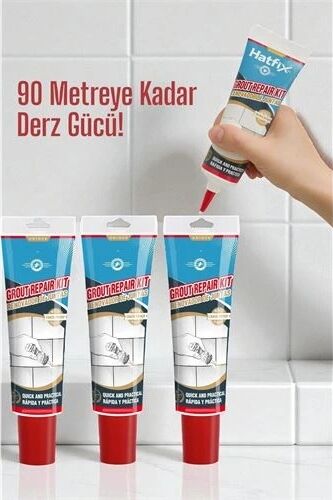 Beyaz Derz Dolgu Macunu Fayans Arası Temizlik ve Yenileme Çözümü 90 Metre