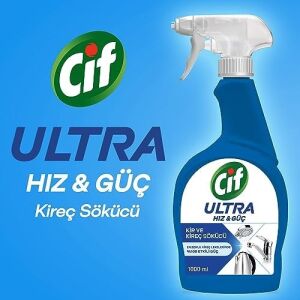Ultra Hız & Kireç Sökücü Sprey Leke ve Kir Çıkarıcı 1000 ml