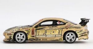 1:64 Mini Gt Nissan Silvia (S15) Top Secret D1GP Diecast Model Araba