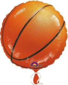 Basketbol Topu Folyo Balon 45 cm