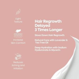 Hairs Tüy Azaltıcı Jel – Epilasyon Sonrası Ağda Bakım Kremi – Nemlendirici ve Tüy Geciktirici Jel – Bacak, Bikini, Koltuk Altı Için Uygun – Tüm Cilt Tipleri, 100 ml