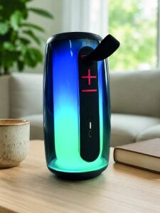 Kablosuz Bluetooth Hoparlör Rgb Ambiyans Işıklı USB ve Tf Kart Destekli